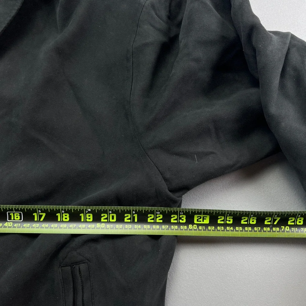 Urban Equipment Jacket Mens Medium Black Lined Faux Suede Insulated Full Zip